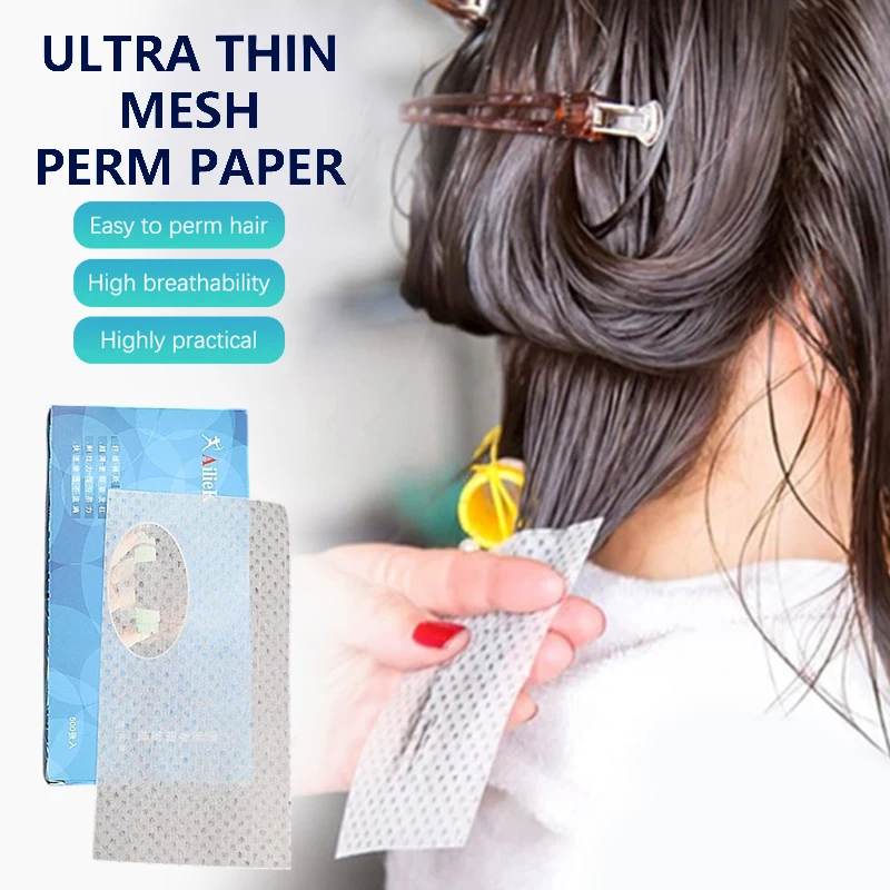 

Hair Perming Paper Ultrathin Hair Curler Salon Temperature Resistant Blanching Perm Paper Electric Hair Curls Paper Barber Shop