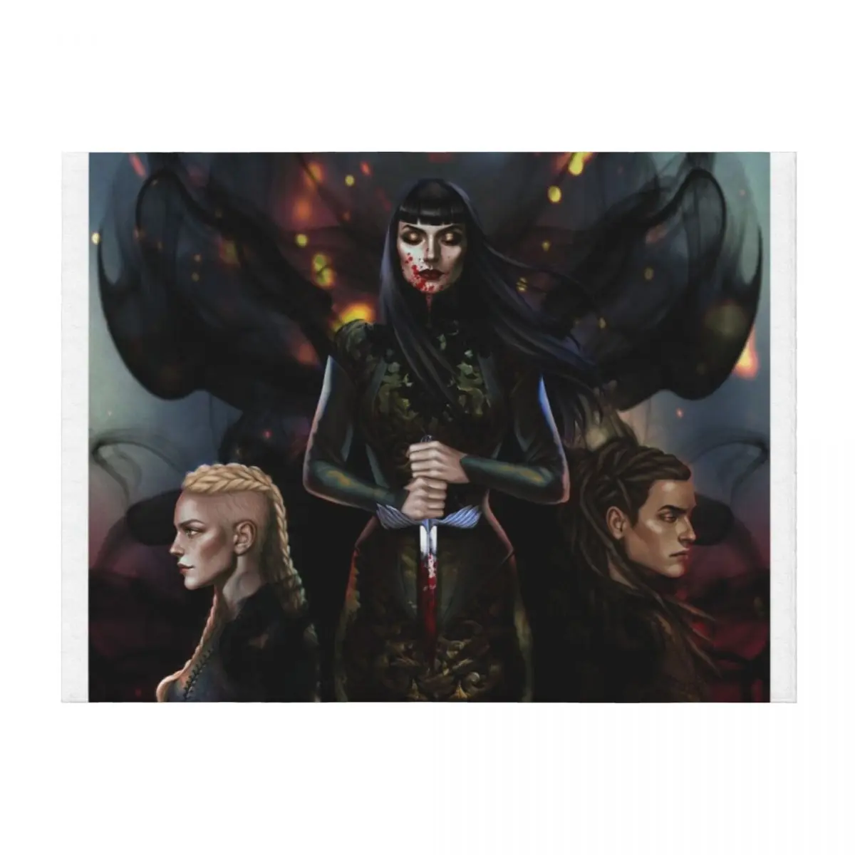 

the nevernight chronicle Throw Blanket Quilt Bed Blankets Sofas Of Decoration Soft Big Blankets