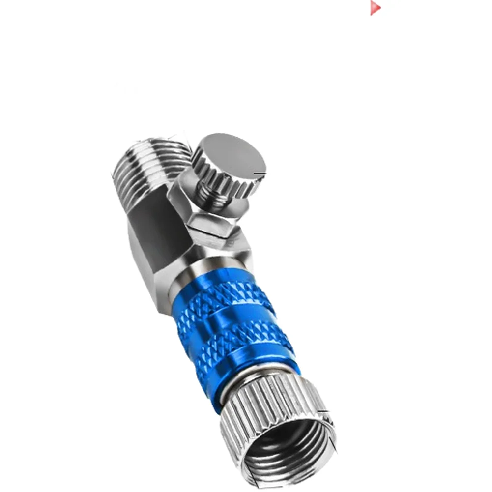 Airbrush Quick Release Air Control Fitting Adapter 1/8 In Hose Connection Precision Airflow Control Ergonomic Knob Design