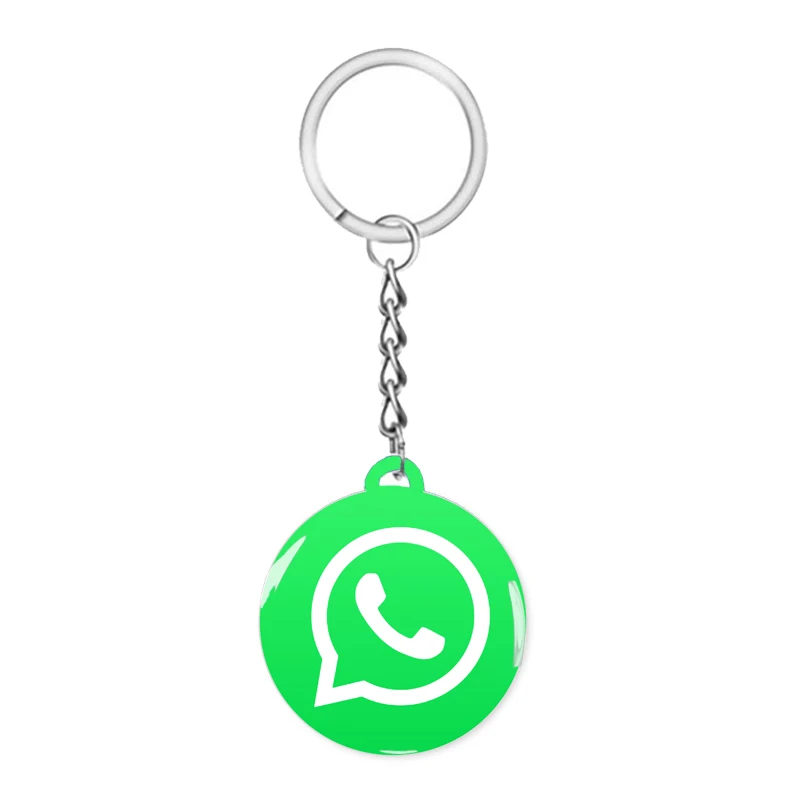 Universeller NFC-Epoxy-Schlüsselanhänger für Google-Bewertungen, Facebook, Instagram für iPhone/Android, URL-Link zum Tippen, Social-Business-Bewertungskarten