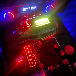 Gear Shift Knob For Audi A4 B8 A6 C6 C7 A7 A5 8t Q5 8r Q7 4L A3 8P S5 S6 S7  LED Crystal stick Lever Handle Head Rod accessories