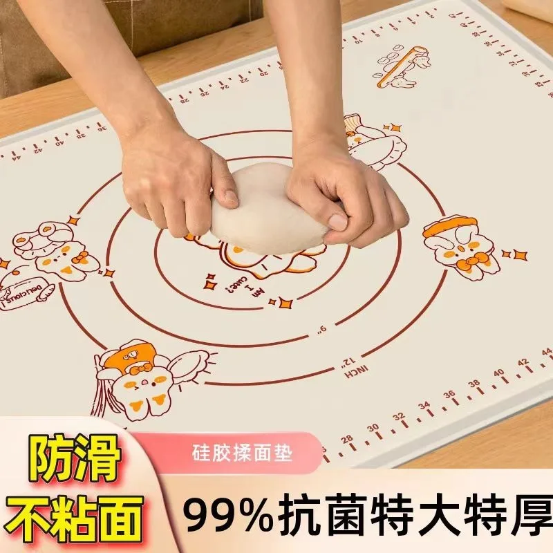 Mother and baby material large silicone dough baking mat 80X60 70x50 thick non stick batter board reusable kitchen baking mat