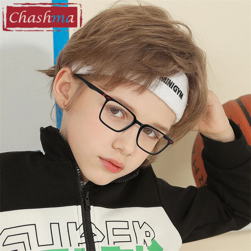 

Детские очки Chashma для близорукости по рецепту, прозрачные синие детские очки для рецептов, весенние шарниры, оправа для мальчиков и девочек