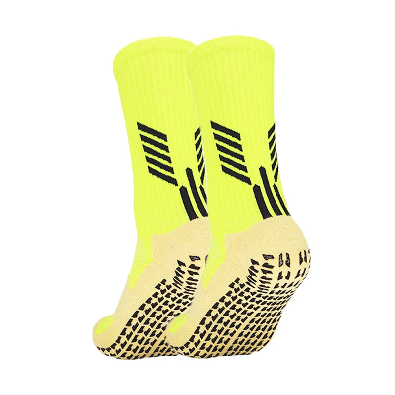 6Pairs/Lot 2023 New ANTI SLIP Fashion Football Socks Mid Calf Non-Slip Soccer Sport Cycling Sports Mens Sock EU38-44