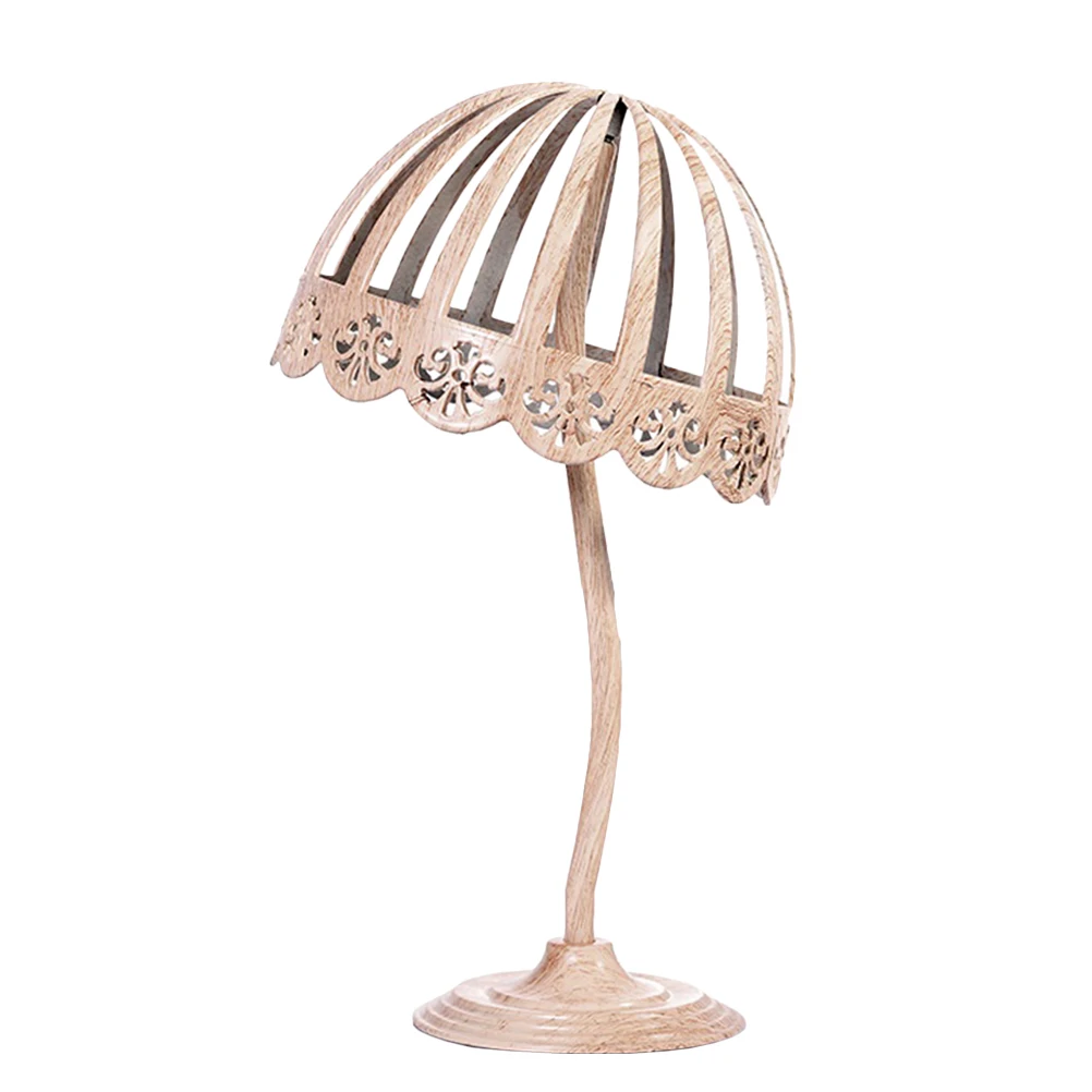 

1pc Hat Display Stand Storage Rack 3D Hat Holder Decorative Organizer Hollow Design Strong Support For Shop Home Use