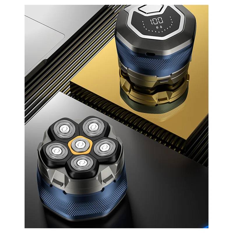 titanium-electric-shaver-men's-rechargeable-head-and-face-shaver-cordless-shaver-hypoallergenic-wet-and-dry-shaver