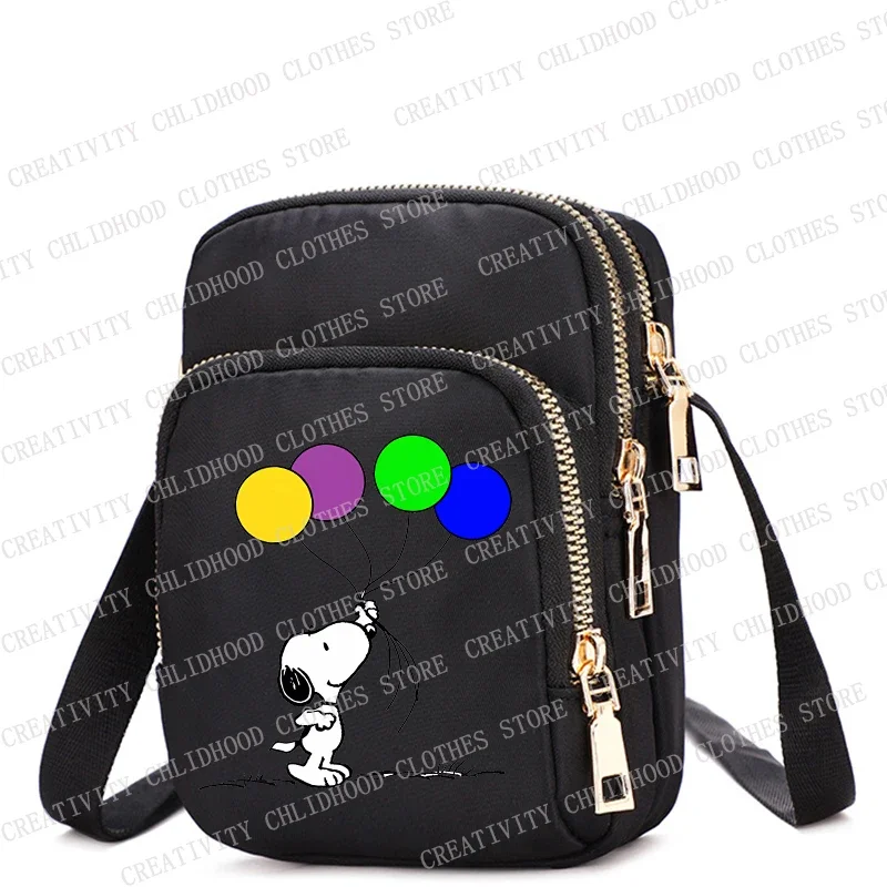 Snoopys Tote Bag borse a tracolla donna borsa a tracolla Kawaii Cartoons Dog Underarm borse Casual Fashion collocazione Trendy