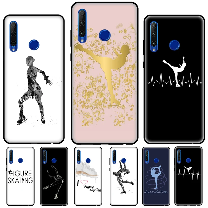 Figure Skating Ice Skating Phone Case For Honor Magic 5 4 Lite 50 70 90 8X 9X 10 Lite X6 X7 X8 X9 X8a X9a Back Cover