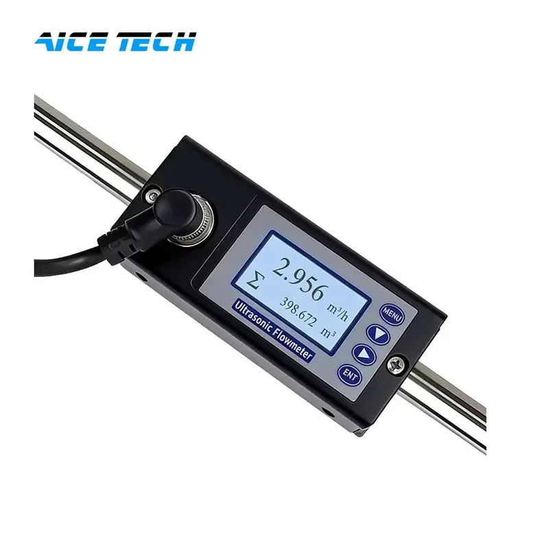 for Compact Ultrasonic Flowmeter Intelligent Portable Small Model Clamp Type Pipeline External Fastener