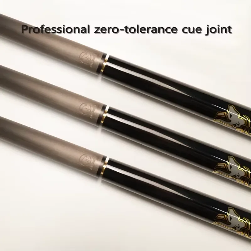MIAO JIN 2-Piece Pool Cue Stick Carbon Fiber Shaft Stainless Steel Joint 9-Colour Snooker Billiard Cues