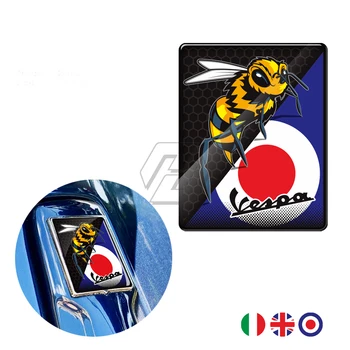 ピアジオベスパスプリント S プリマベーラエンブレムロゴ 3D オートバイステッカー