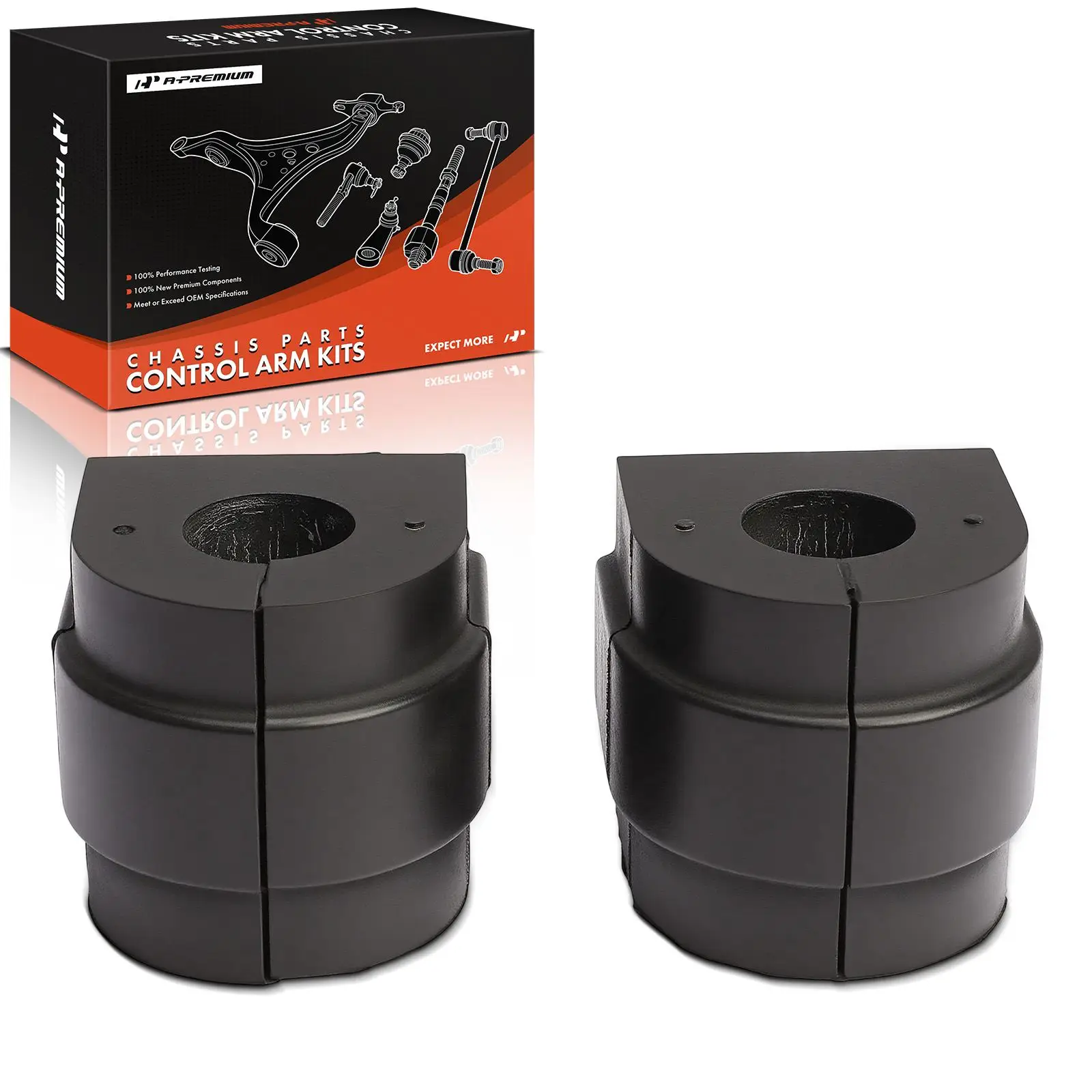 A-Premium 2x Front To Frame Sway Bar Bushing Kit for BMW 320i 325i 330i 2001-2005 323i 1999-2000 328i 1998-2000 323Ci 2000 325Ci