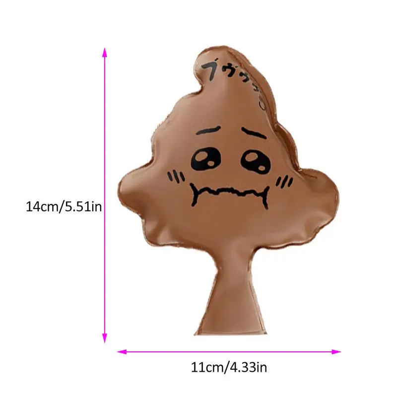 Funny Fart Cushion Toy Poop Shape Whoopee Cushion Prank Toys Creative Prank Trick Fart Bag Party Gift for Kids and Adults