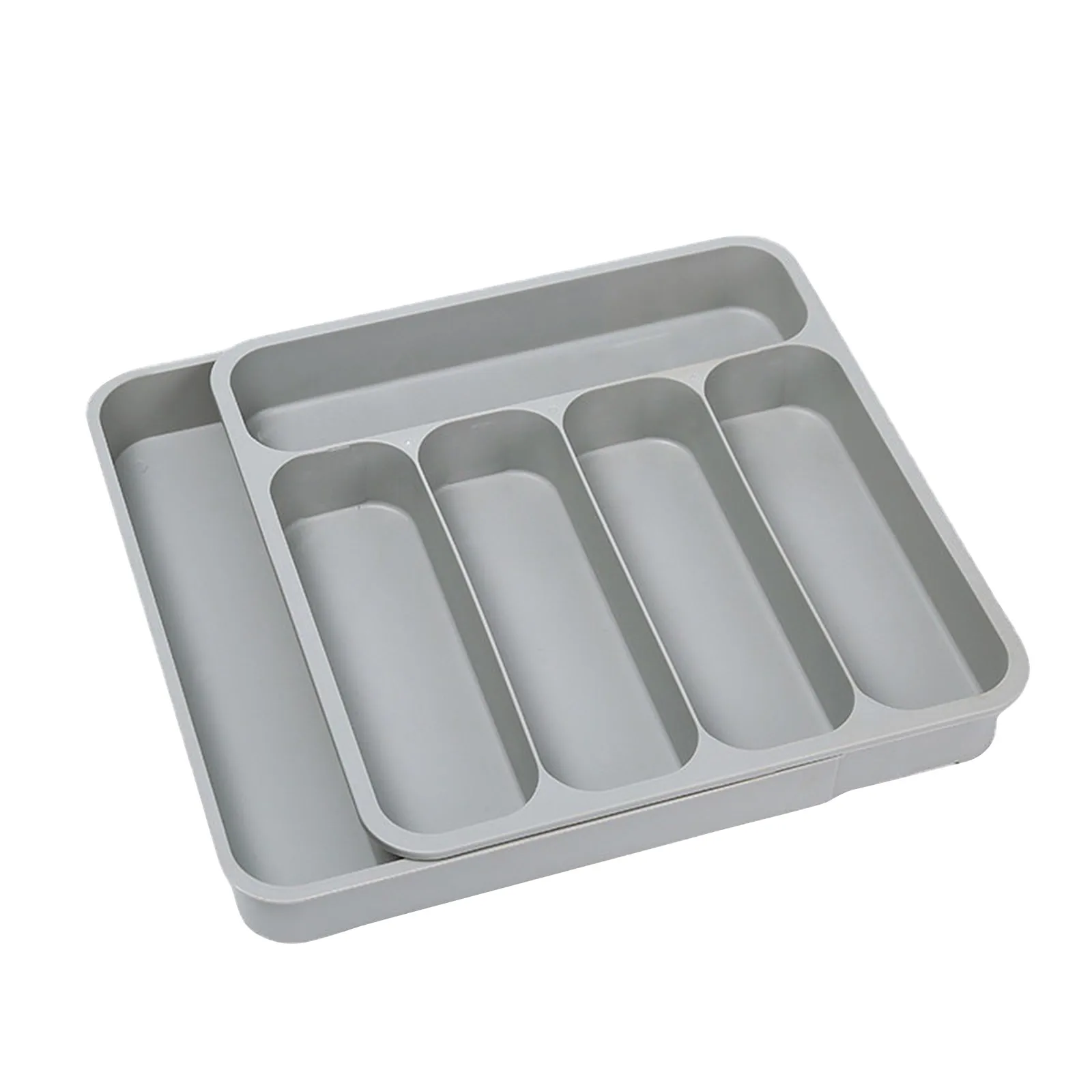 Multipurpose Cutlery Silverware Kitchen Utensil Drawers Organizer Block Holder Knives Forks Spoon Spice Bottle Storage Rack Tray