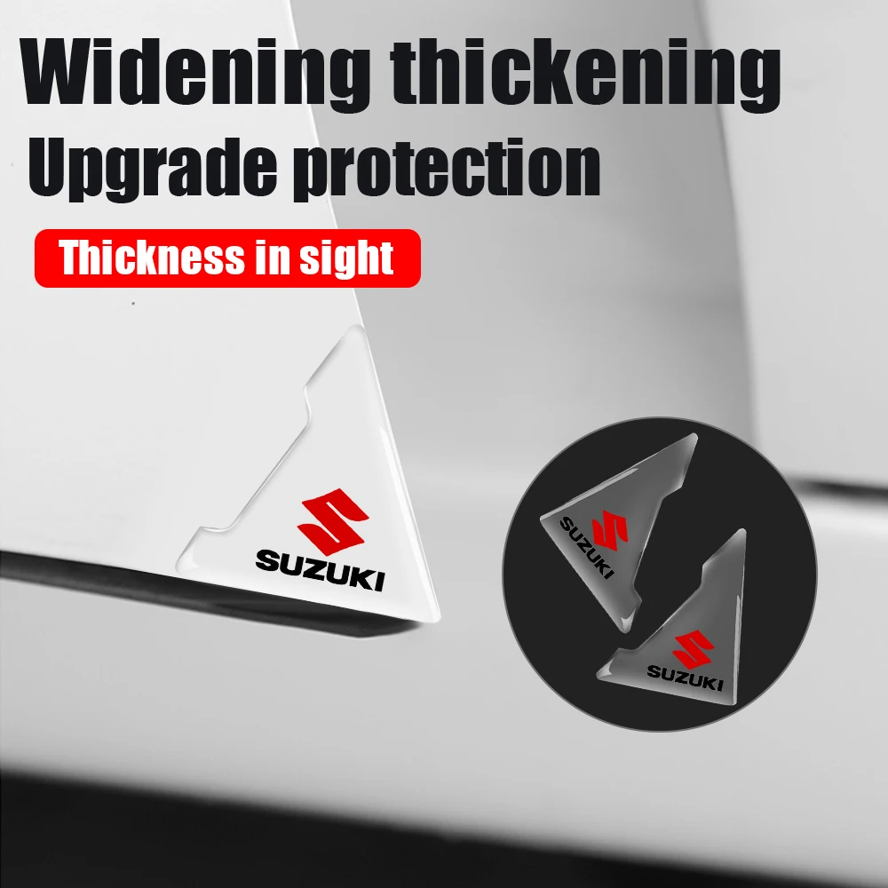 

2pcs for Suzuki Swift SX4 Jimny Ignis Alto Samurai Baleno Grand Vita Transparent Car Door Corner Anti-Scratch Protector Stickers