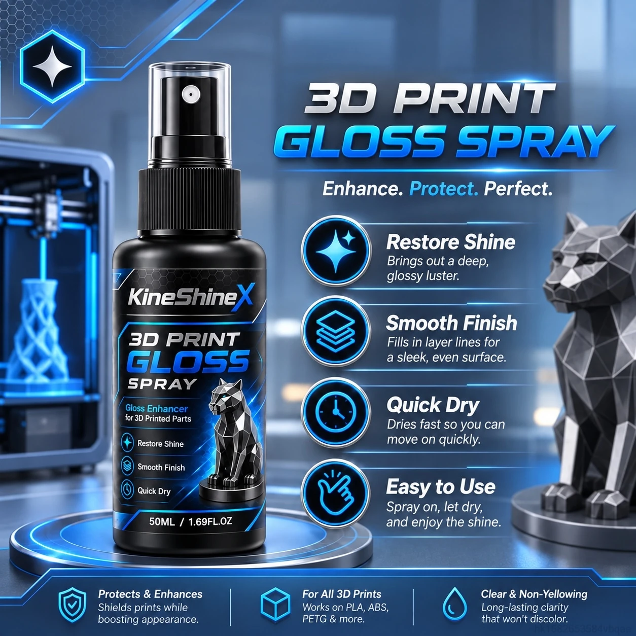 3D-print snel drogende glans s - 3D Printing Bambu Lab recensie en prijs