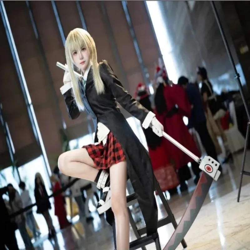 

Мака Албарн Косплей Аниме Душа Пожиратель Костюм Женщина Девушка Сайа Перчатки Униформа Костюм Хэллоуин Вечеринка Ролевые Игры