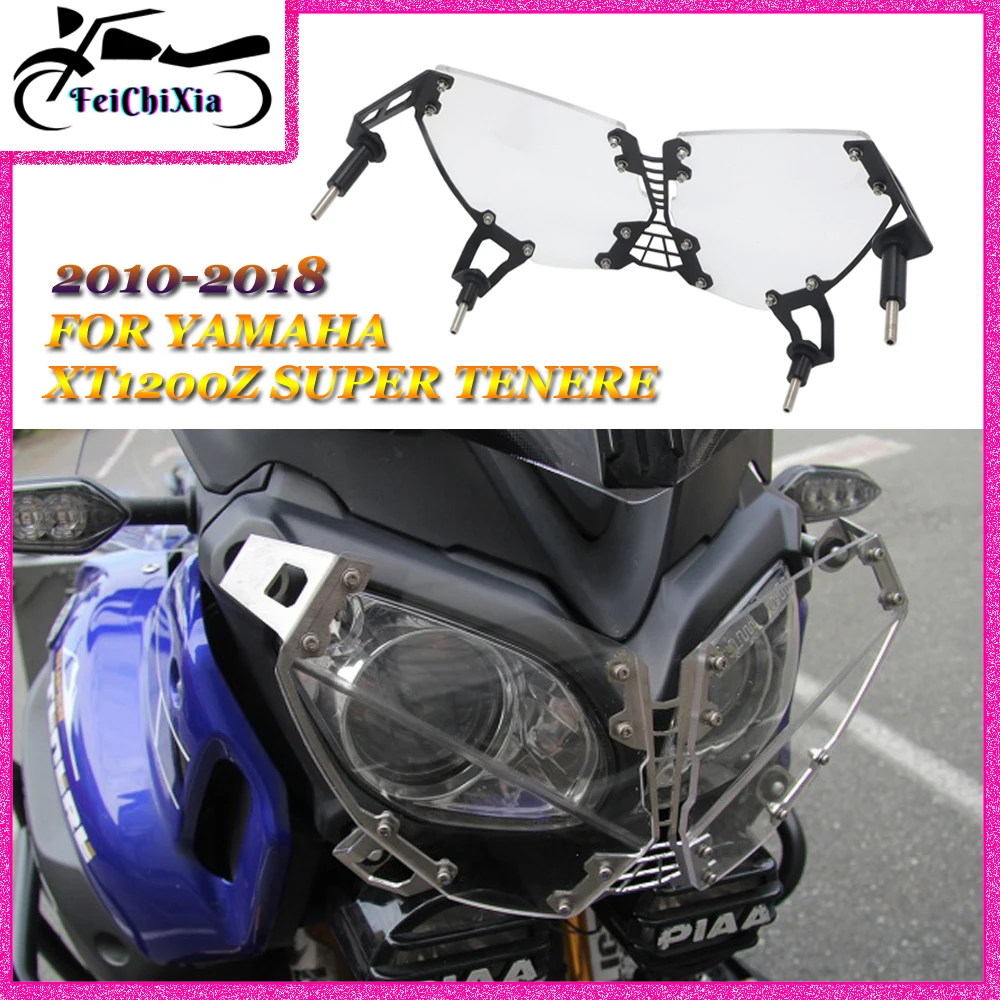 

Для YAMAHA XT 1200Z Super Tenere 2010-2018 xt1200z XT1200Z SUPER TENERE мотоциклетная фара защитная крышка акриловая защита