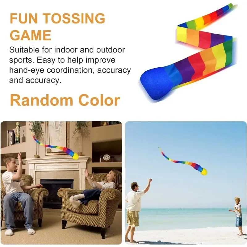 Criança brinquedos do jardim de infância mão jogando bola saco de areia arco-íris bola brinquedo divertido fita bola macia treinamento fitness físico adereços ao ar livre