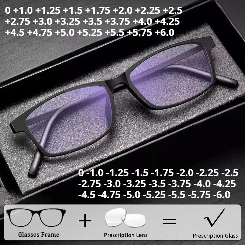 

Anti-Blue Light Prescription Glasses High-Definition Customized Lenses Ultra-Lightweight Comfort Optical Eyewear Unisex