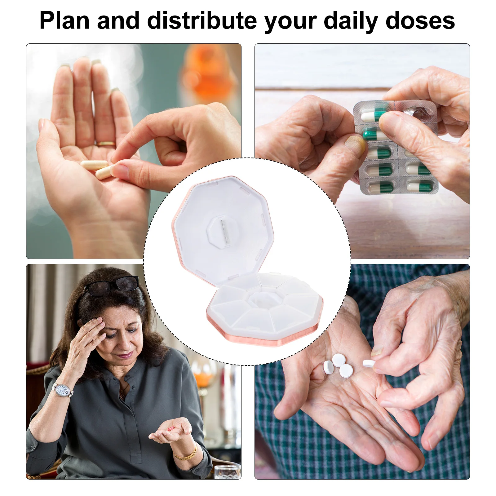 

Влагостойкая аптечка, держатель для таблеток, автоматический резак для таблеток, медицинский измельчитель силикагеля