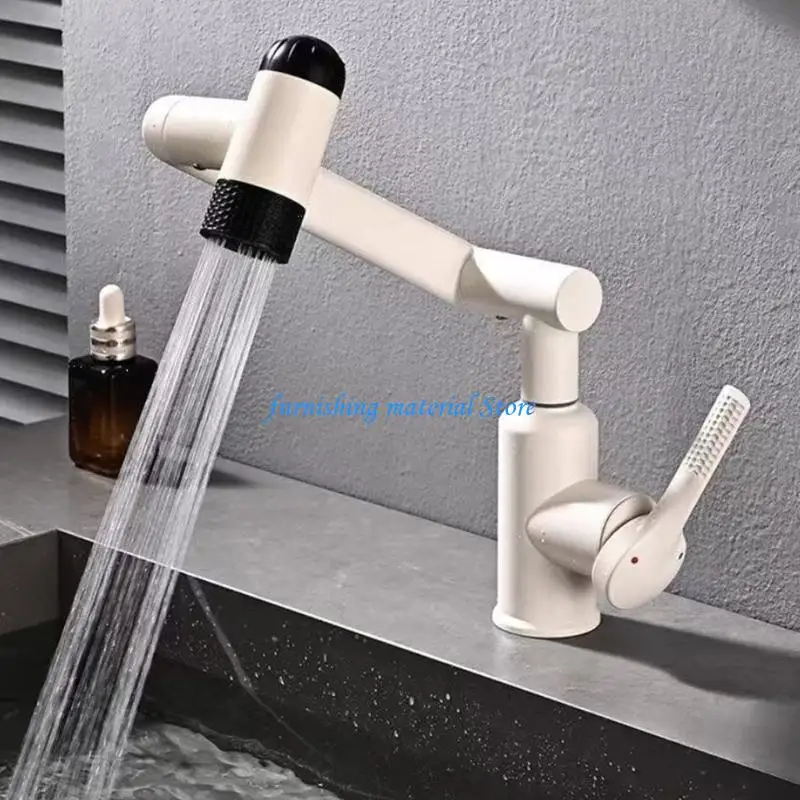 

Y5GD Single Hole 1080 Rotating Faucet Hot and Cold Double Control Washbasin Faucet