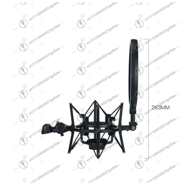 Hot-selling plastic sound filter studio shock mount for condenser microphone with noise cancellation
