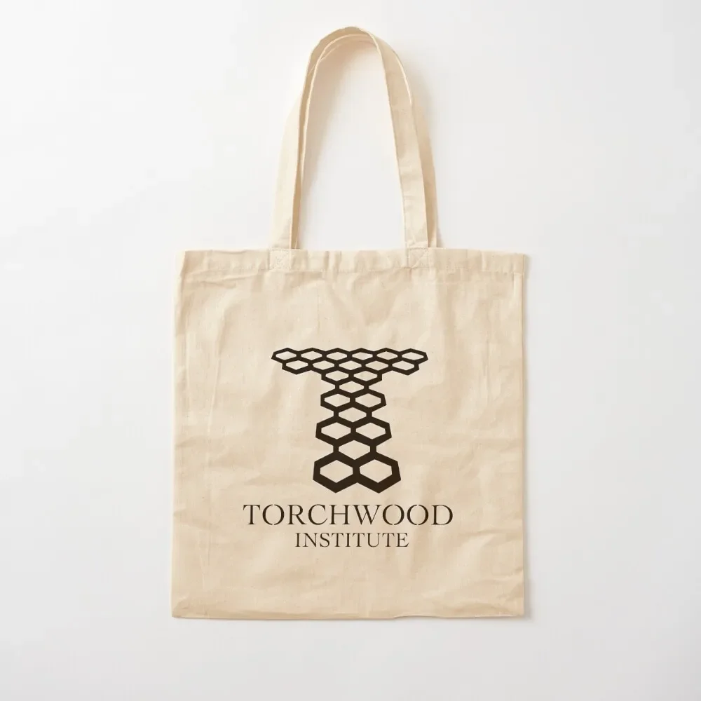 

Torchwood Institute Tote Bag Handbags women Canvas shoulder bag supermarket folding bag Beach