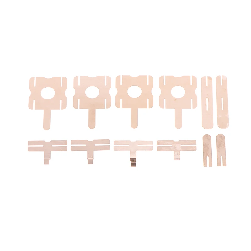 1 مجموعة ورقة النيكل البطارية المضلعة لبطاريات آلة لحام البقعة ورقة اتصال لشريط الصلب المطلي بالنيكل