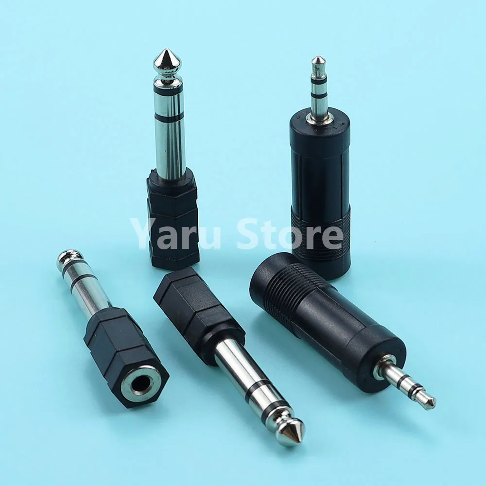

Yaru Store 3.5mm Female To 6.35mm(1/4 inch) Male Stereo Headphone Audio Adaptor/Microphone Plug Jack Adapter Converter