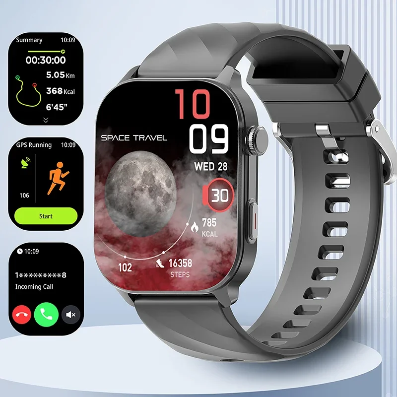 

GPS Smart Watches Wireless Call Heart Rate Monitor 1ATM Waterproof Sports Wrist Smartwatch for Man Woman IOS Android Phones 2026