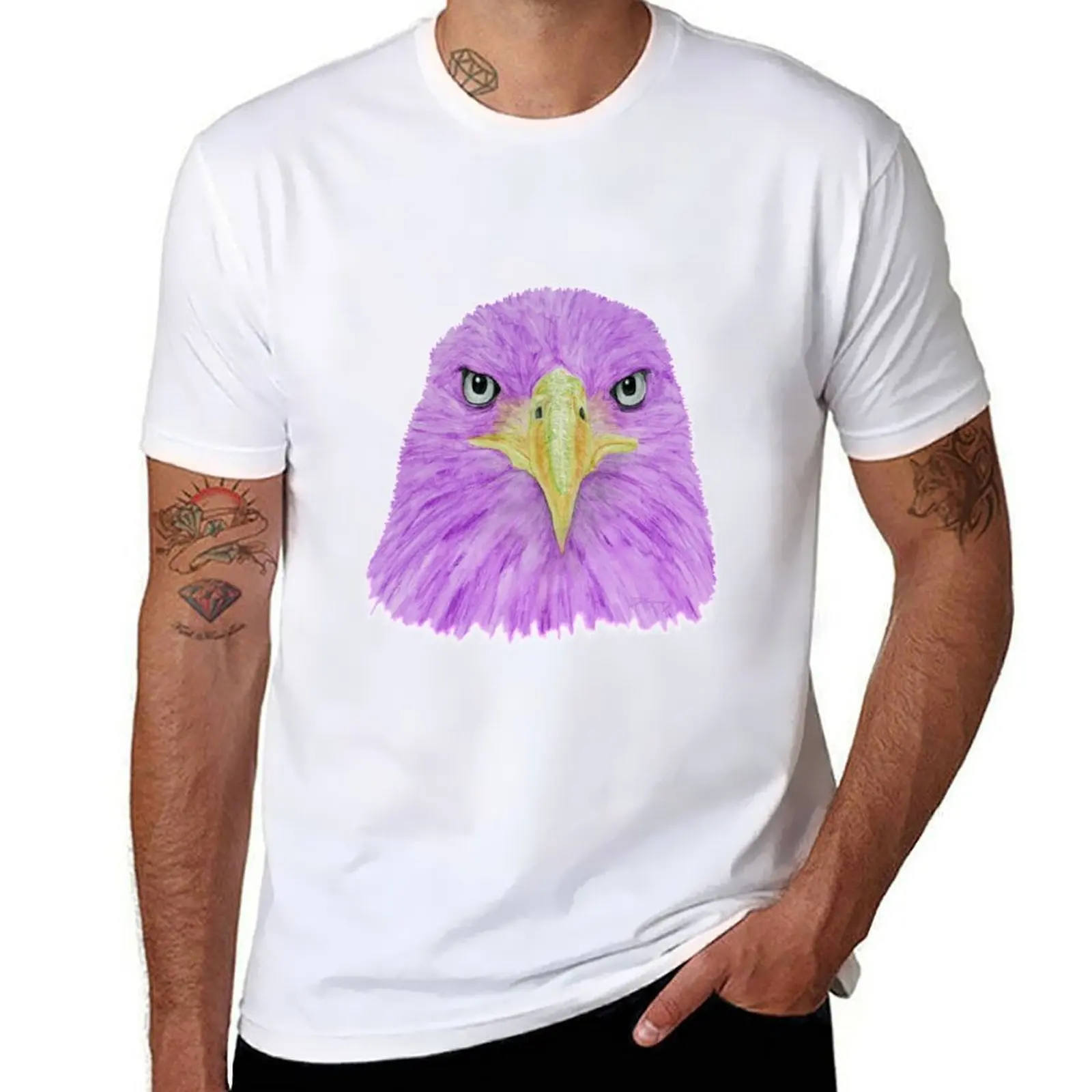 

Special Eagle (purple) T-Shirt t shirts cotton 100% g man t shirts for men T-Shirt