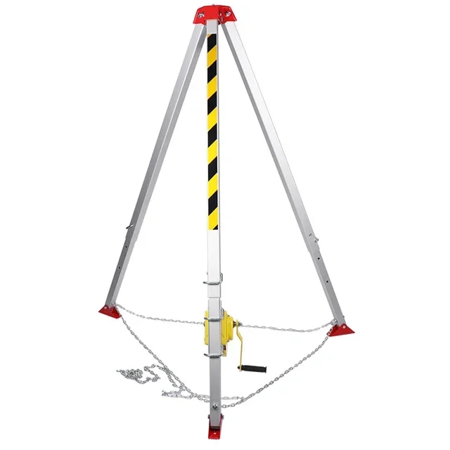 Firefighting rescue tripod lightweight 300kg load rescue tripod mountain