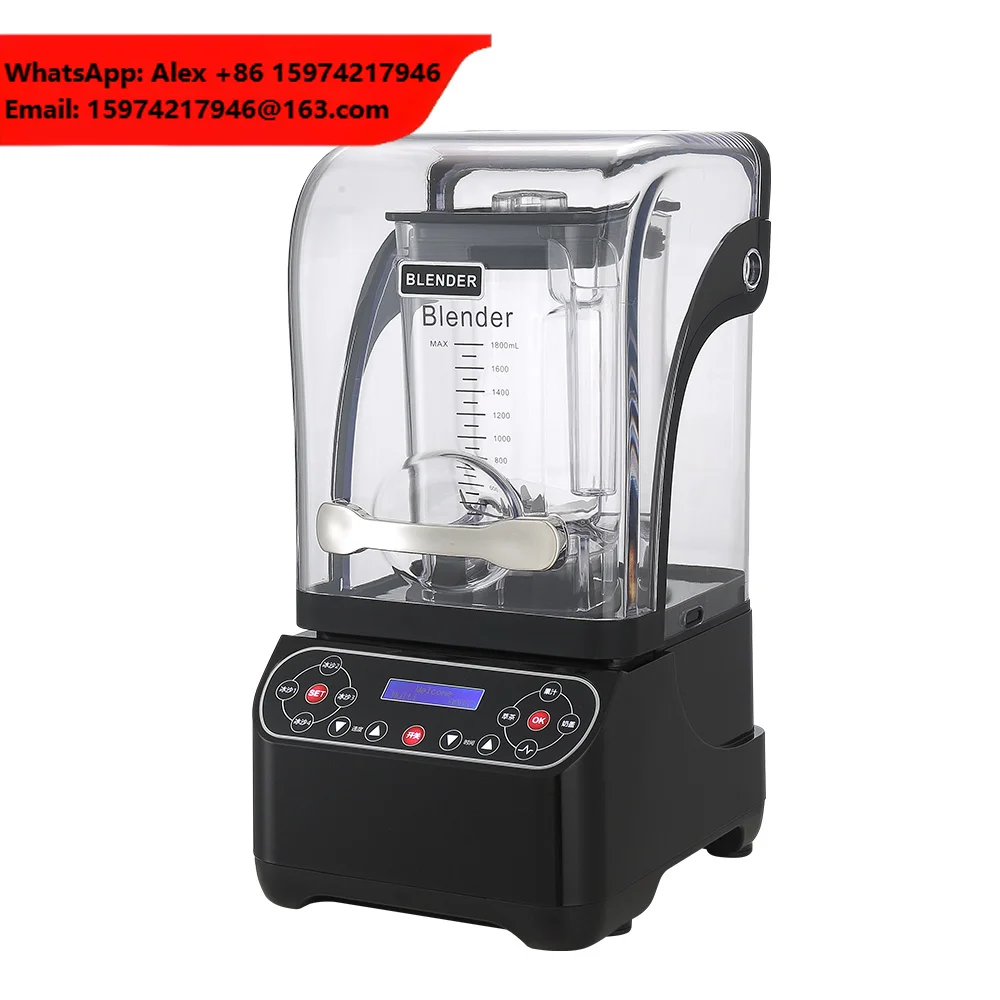High Quality Multifunctional 2200W Black Kitchen Utensils Heavy Duty Commercial Smoothie Fruit Blender