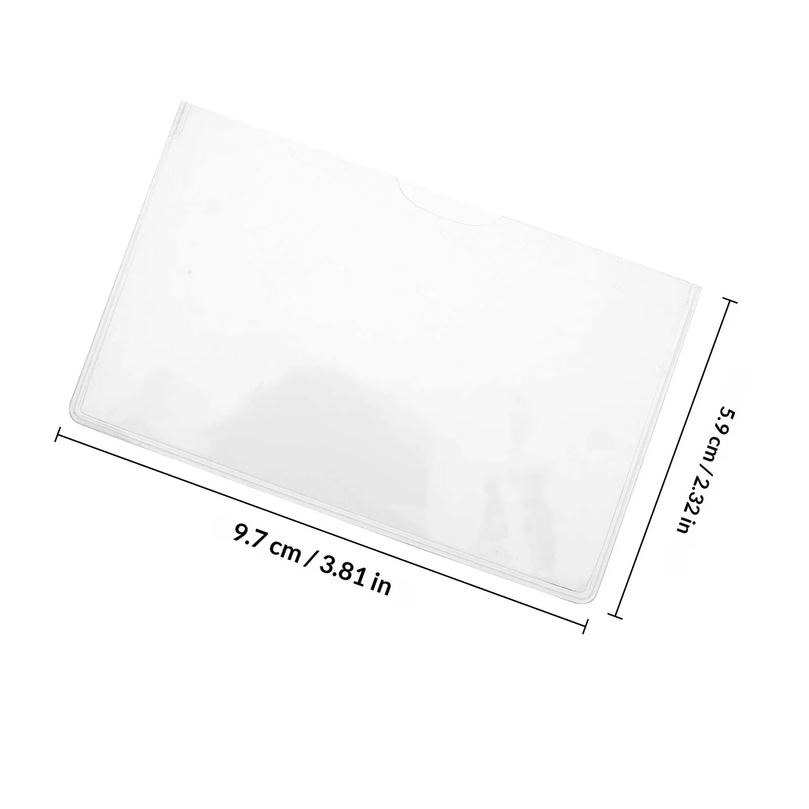 20pcs Social Security Card Protector Sleeves Card Credit Card Holder Clear Plastic Card Sleeves Business Card Protector cover