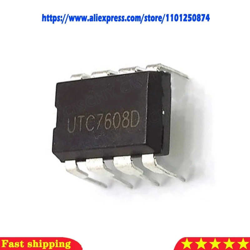 5pcs/lot UTC7608D UTC7608 DIP-8 In Stock