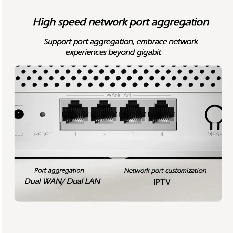 Router Xiaomi AX3000E WiFi6 Processori Qualcomm dual band 2976Mbps Rete mesh di memoria da 256MB