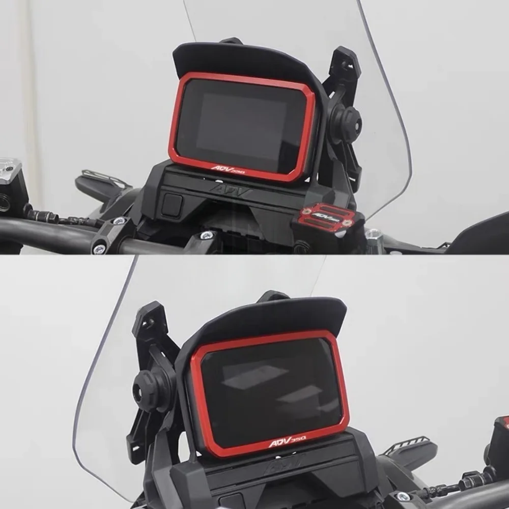 

For the 2025 modification of the ADV350, the accessory instrument decoration frame, display screen protection cover