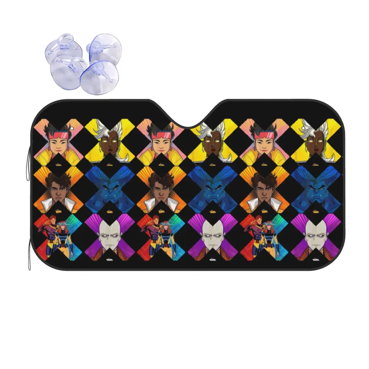 

Пользовательские обои X-Men, лобовое стекло автомобиля, солнцезащитный козырек, складной солнцезащитный козырек супергероя, козырьки для окон автомобиля