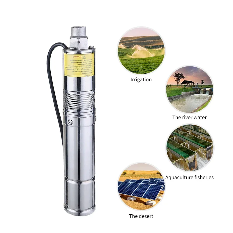 deep well water pump 3 inch solar submersible water pump solar power water pump for borehole irrigation