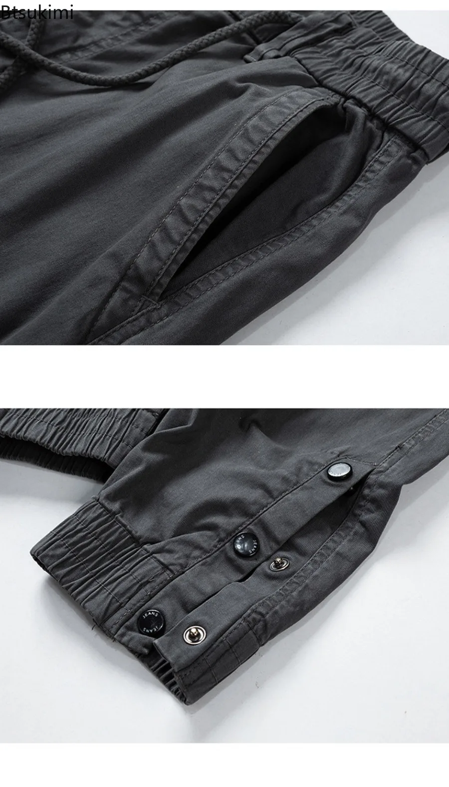 Cargo Pants Men's Jogging Casual Pants Comfortable Multi-pocket Outdoor Tactical Work Pants 2025 Streetwear Baggy Trousers Male