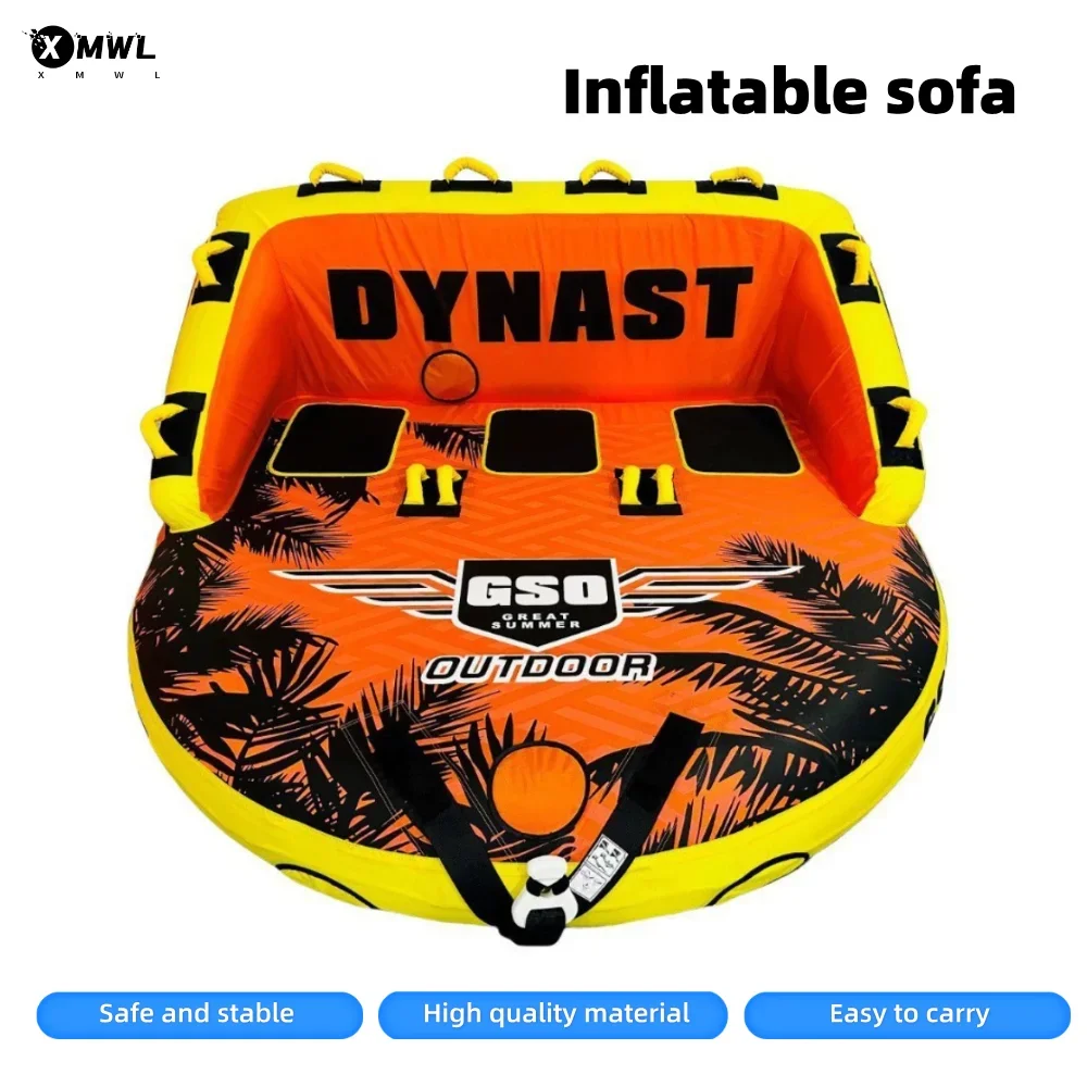 

Barco Inflable De Remolque De Agua Con Respaldo Para Varias Personas Precio Ultrabajo Hovercraft De Remolque Caliente 2-3-4