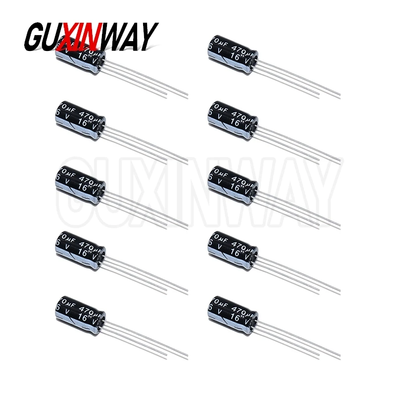 120 قطعة 1 مجموعة 12 قيم 0.22 فائق التوهج-470 فائق التوهج 16 فولت 50 فولت الألومنيوم مُكثَّف كهربائيًا مجموعة متنوعة حزمة