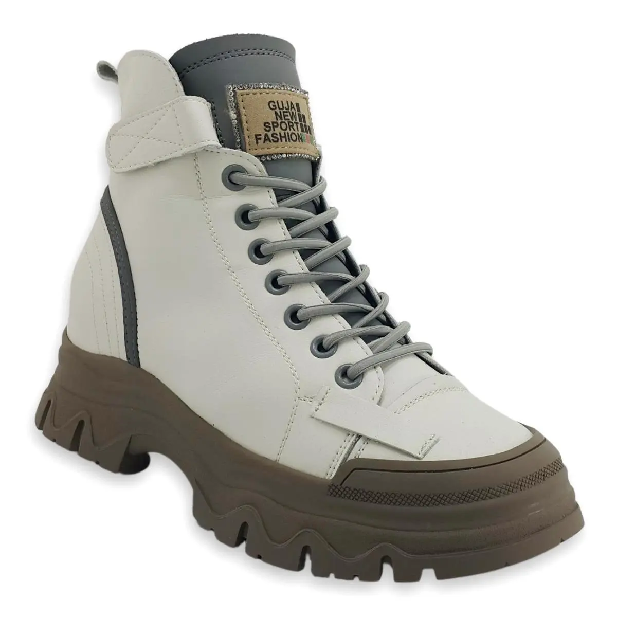 2024 тренд, новый сезон, модель, полиуретановая обувь, персонализированная и удобная серая Guja 3101 23KB, кроссовки, женские повседневные ботинки 2024 тренд, новый сезон, модель, полиуретановая обувь, персонализированная и удобная серая Guja 3101 23KB, кроссовки, женские повседневные ботинки