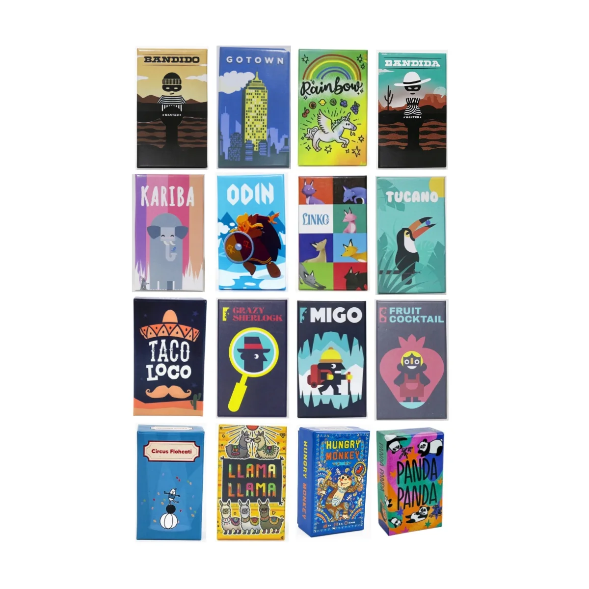 NOVOS Jogos Quentes - Crazy Sherlock |   Tucano |   Kariba |   Arco-íris |   Odin |   Coquetel de frutas |   Linko |   Jogo de Tabuleiro Estratégico Migo Tiny Box