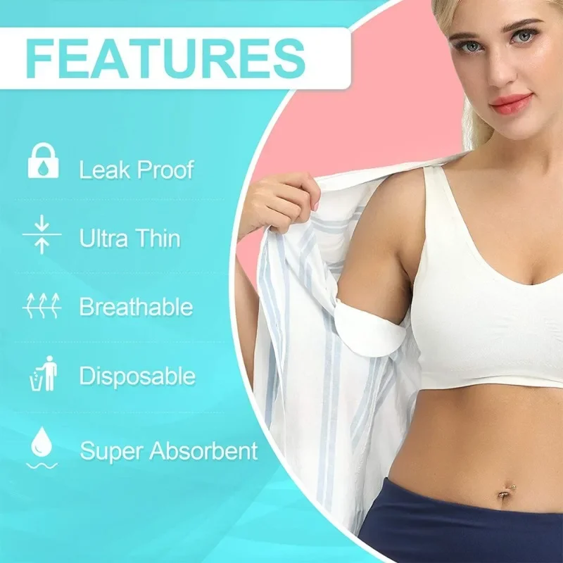 10pcs Underarm Sweat Pads for Men and Women Disposable Armpit Shields To Combat Sweat for Shirts, Dresses, Workouts - view 4