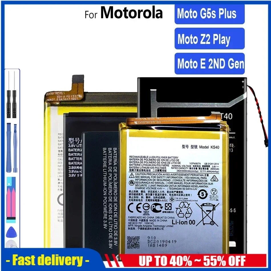 HG30 HZ40 FT40 HG 30 HZ 40 FT 40 Battery For Motorola Moto XT1526 1063 1077 G5S Plus G5SPlus XT1791 XT1792 Z2 Play Z2Play XT1710