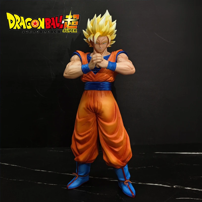 

Anime Dragon Ball 30cm Super 2 Goku Model Hand-made Son Goku Super Saiyan Action Figure PVC Statue Collection Model Ornaments