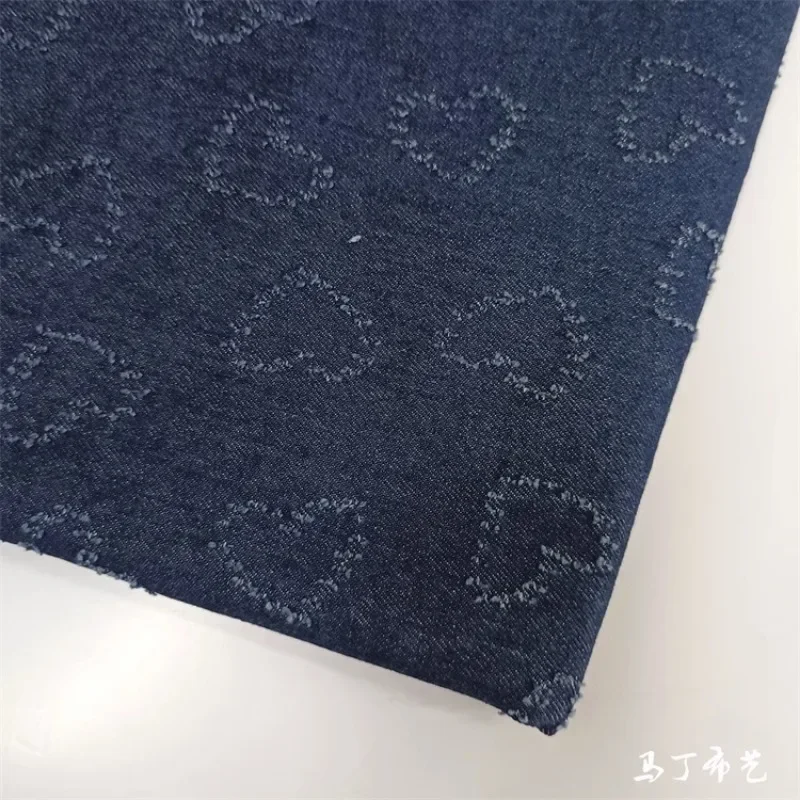 Denim Fabric Washed Pure Cotton Material Dress Fabric Hat Shoe Wholesale Cloth Apparel By Meters Upholstery Fabric