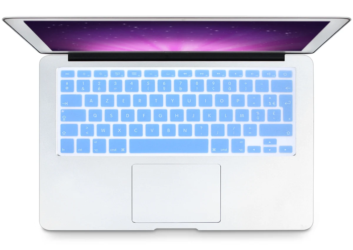 HRH AZERTY French Keyboard Cover EU for Mac Air 13\